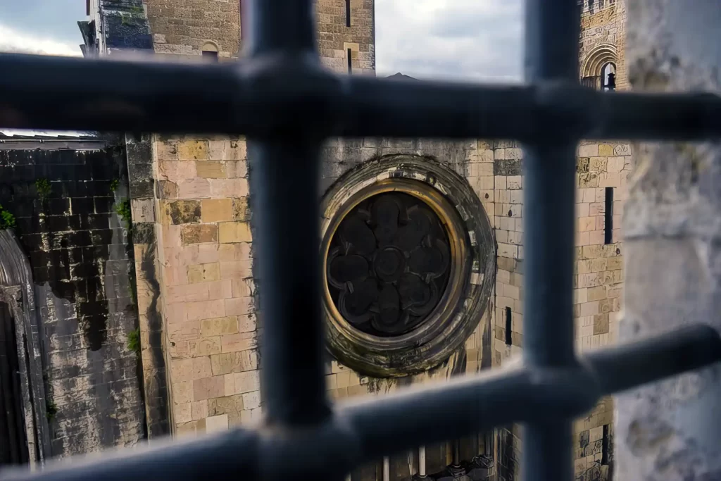 Blick auf die Kathedrale von Lissabon