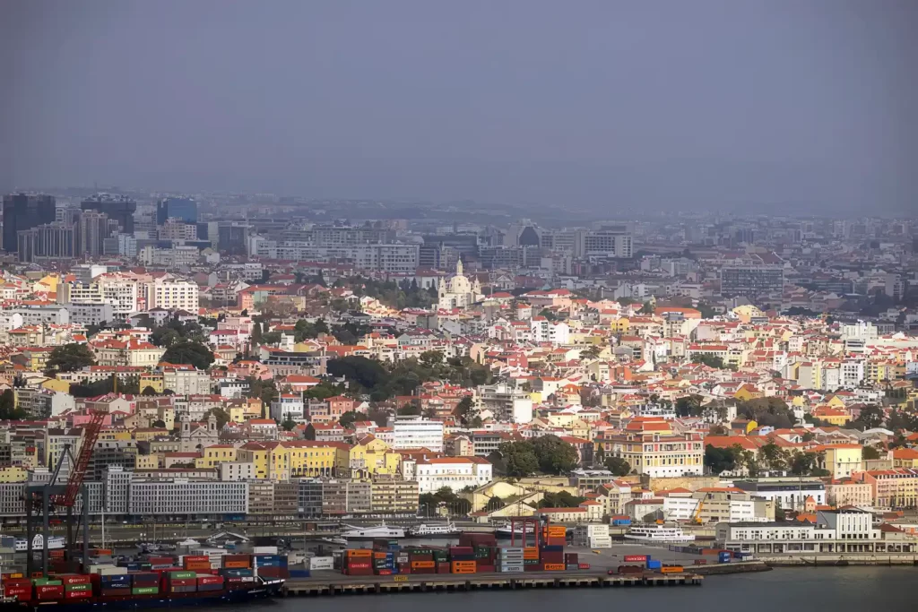 Blick über Lissabon