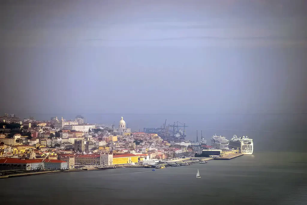 Lissabon Drohnen Foto