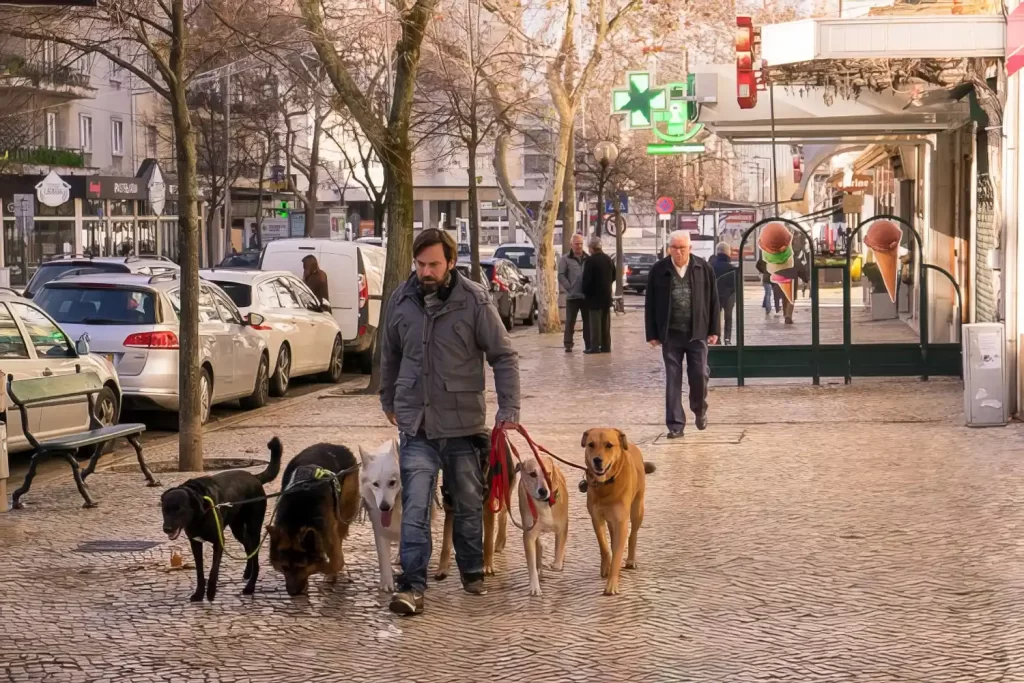 Hunde Gassi Service in Lissabon