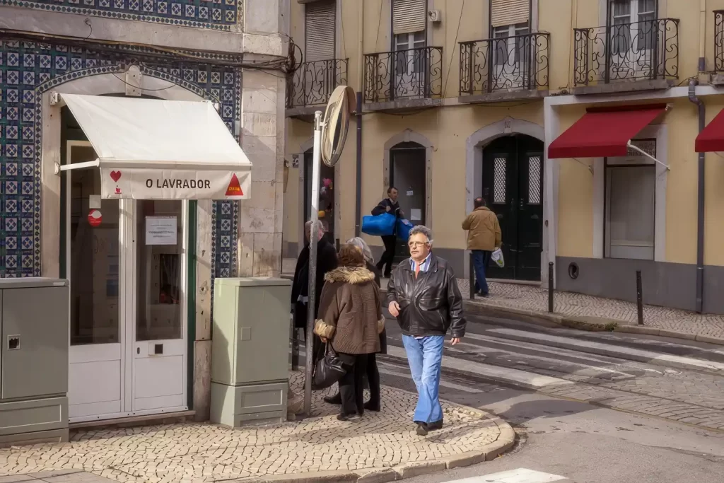 Lapa Kreuzung in Lissabon