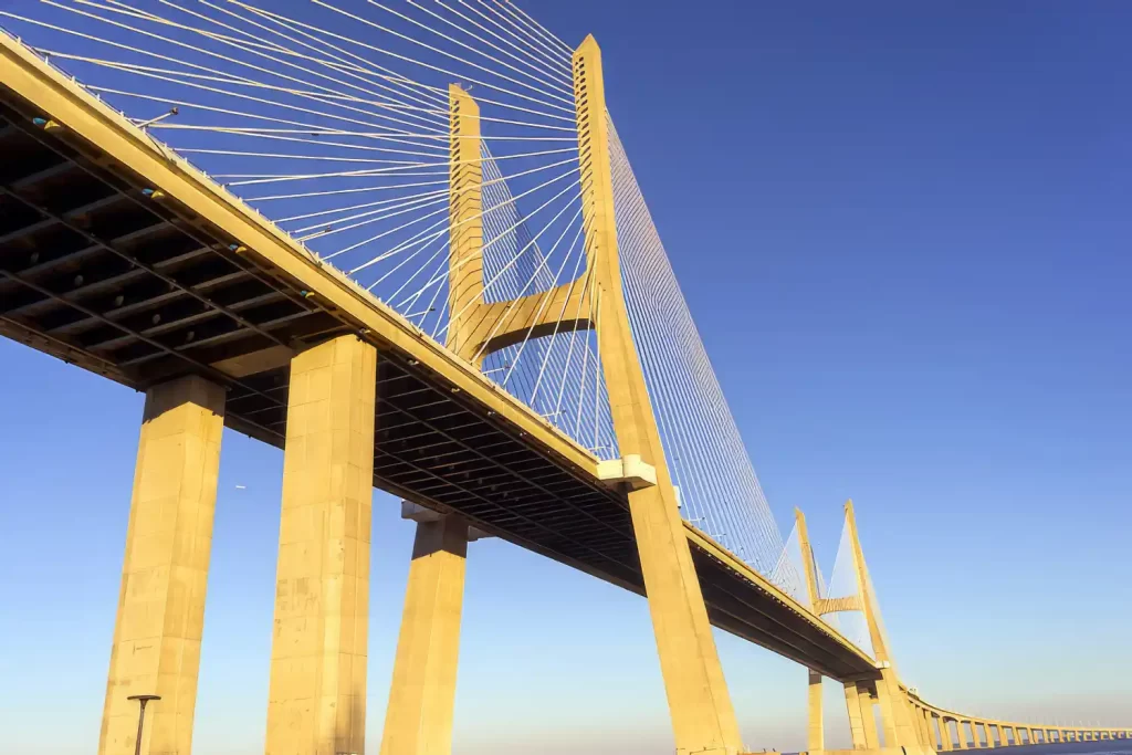 Vasco da Gama Brücke in Lissabon