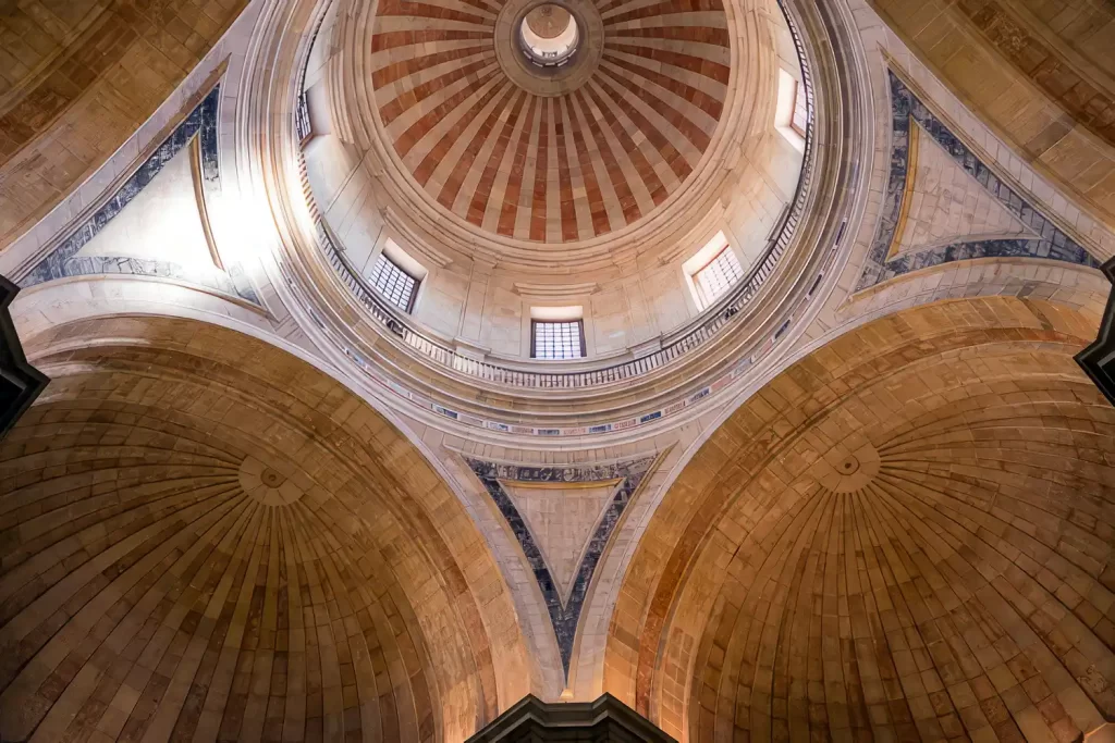 Domes of Pantheon in Lissabon