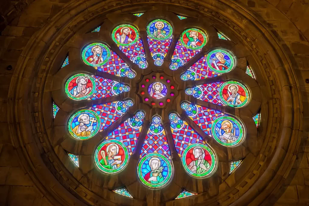 Rosettenfenster Kathedrale Lissabon