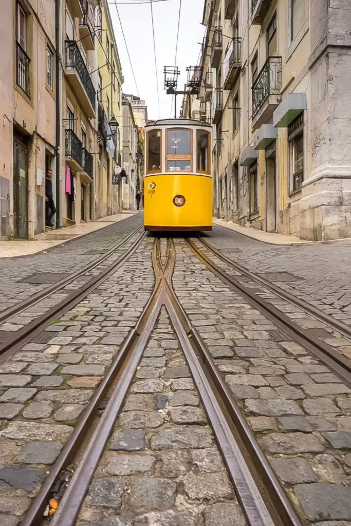 Lissabon Bica Standseilbahn