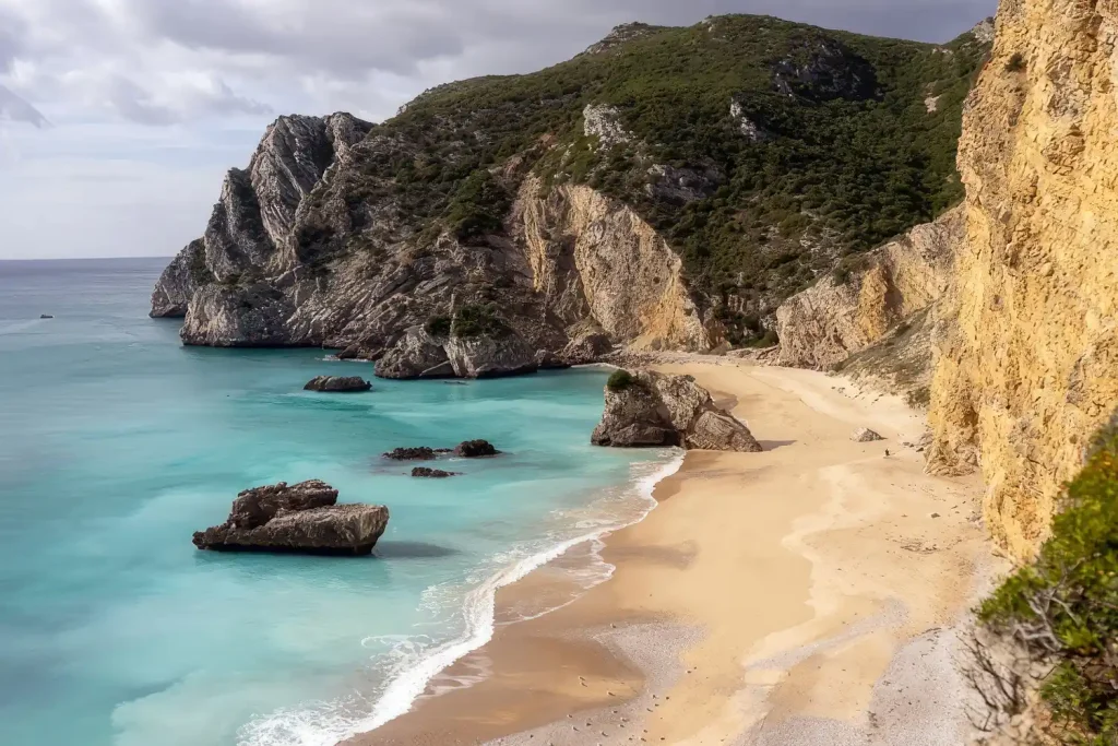 Praia do Ribeira do Cavalo Traumstrand in Portugal
